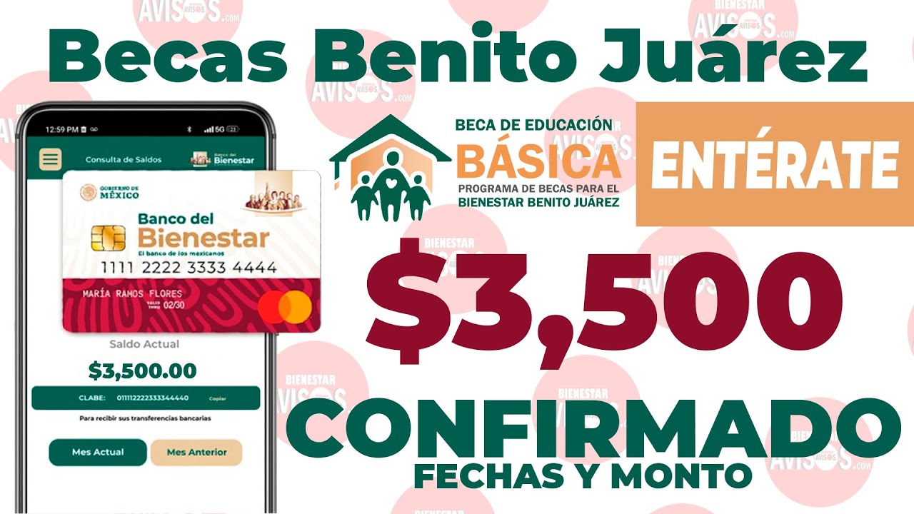 🤩🥳 ¡YA ES OFICIAL! ✅➡️ Nivel Básico cobraran 4 meses de Pago en esta fecha Becas Benito Juárez 2023